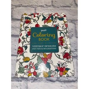 Vintage designs coloring book new unused